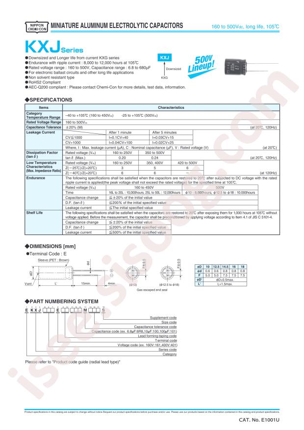 EKXJ451ELL101MMP11