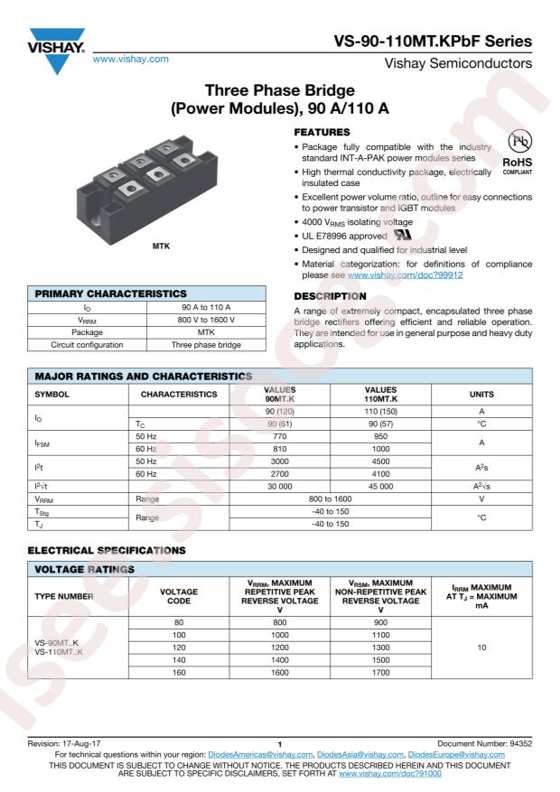 VS-110MT160KPBF