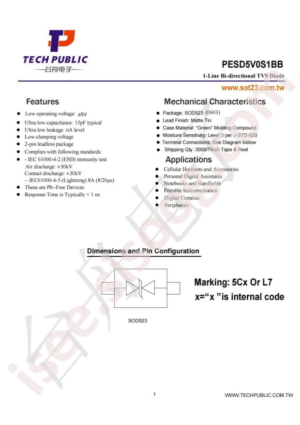 PESD5V0S1BB