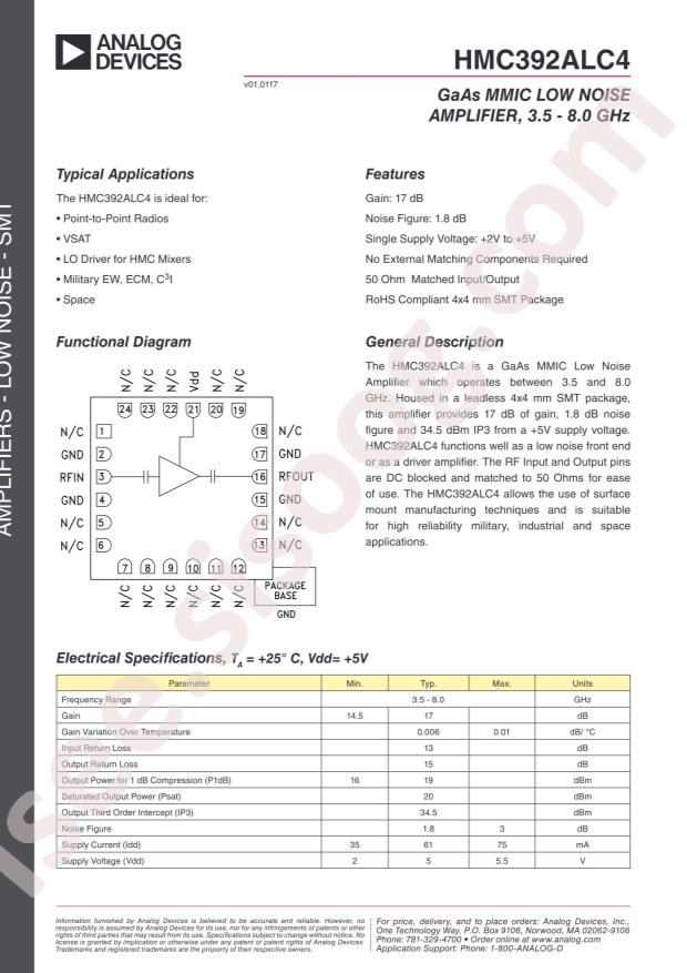 HMC392ALC4TR