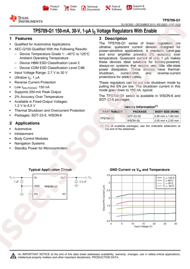TPS70950QDBVRQ1