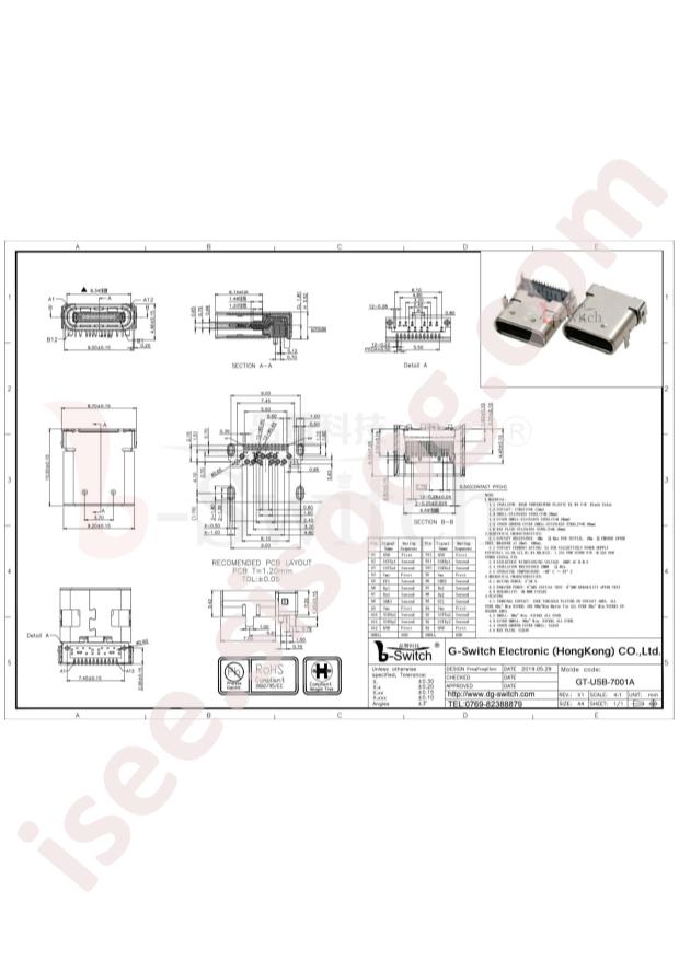 GT-USB-7001B
