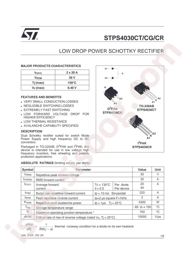 STPS4030CT