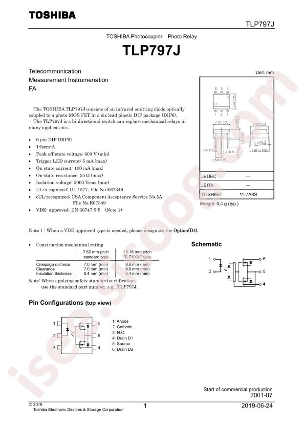 TLP797J(F)