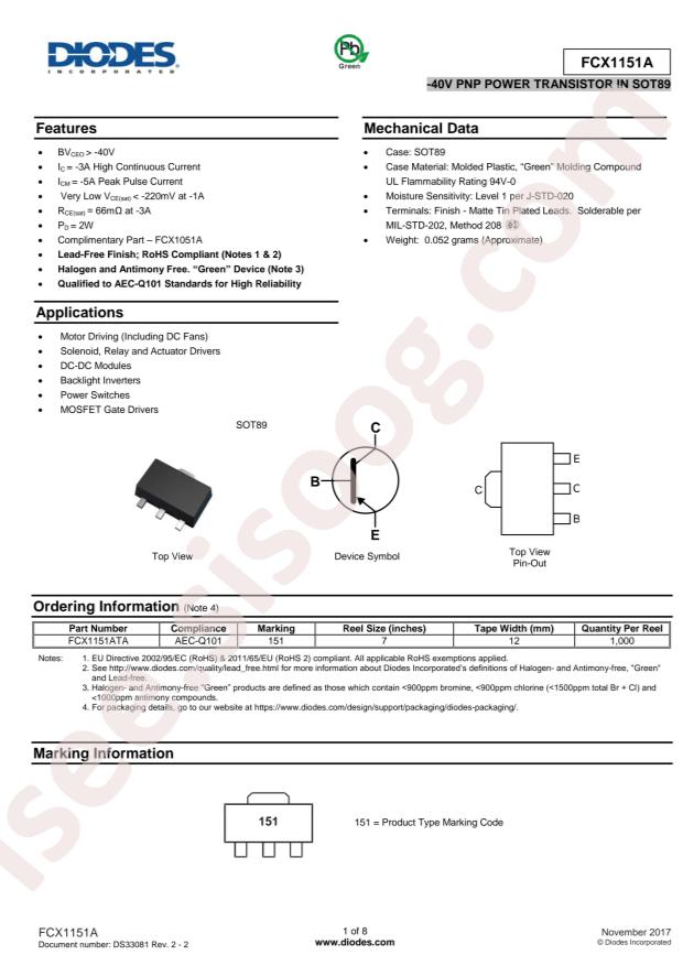 FCX1151ATA