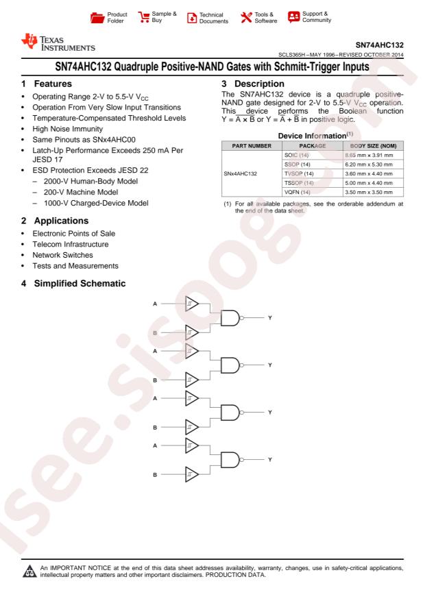 SN74AHC132DR
