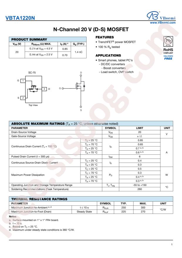 VBTA1220N