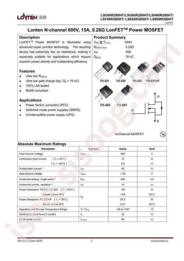 LSF60R280HT