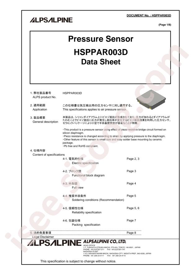 HSPPAR003D