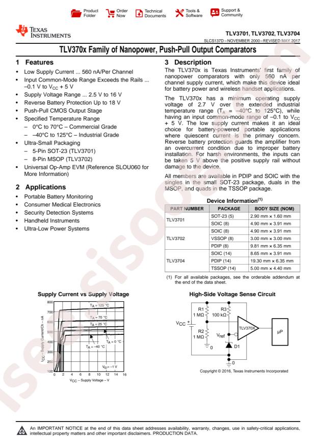 TLV3702ID
