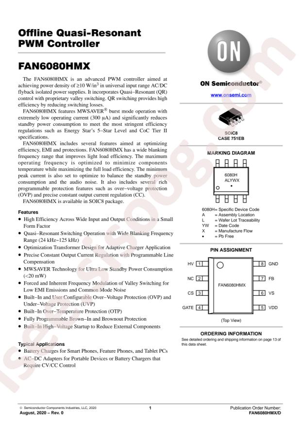 FAN6080HMX