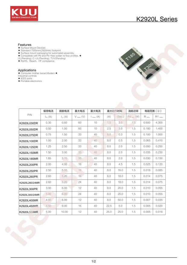 K2920L050DR
