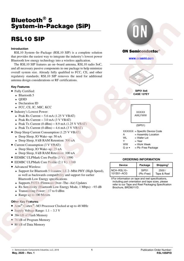 NCH-RSL10-101S51-ACG