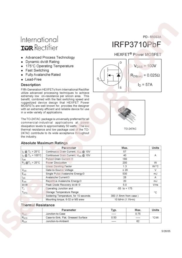 IRFP3710PBF