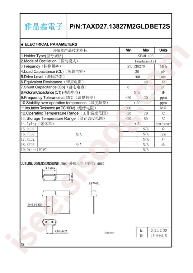 TAXD27.13827M2GLDBET2S