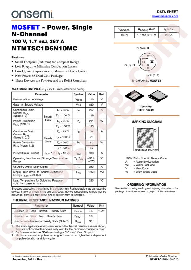 NTMTSC1D6N10MCTXG