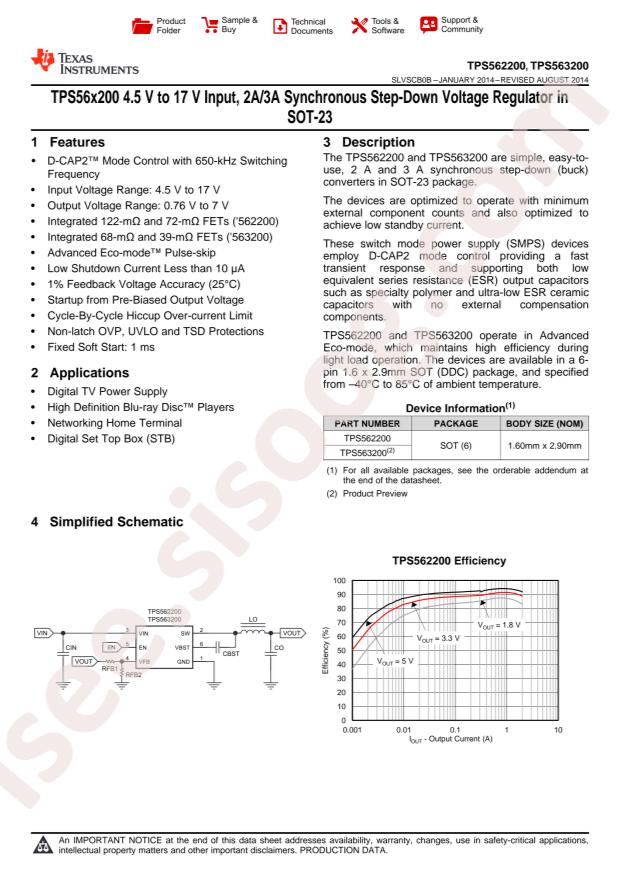 TPS562200DDCR