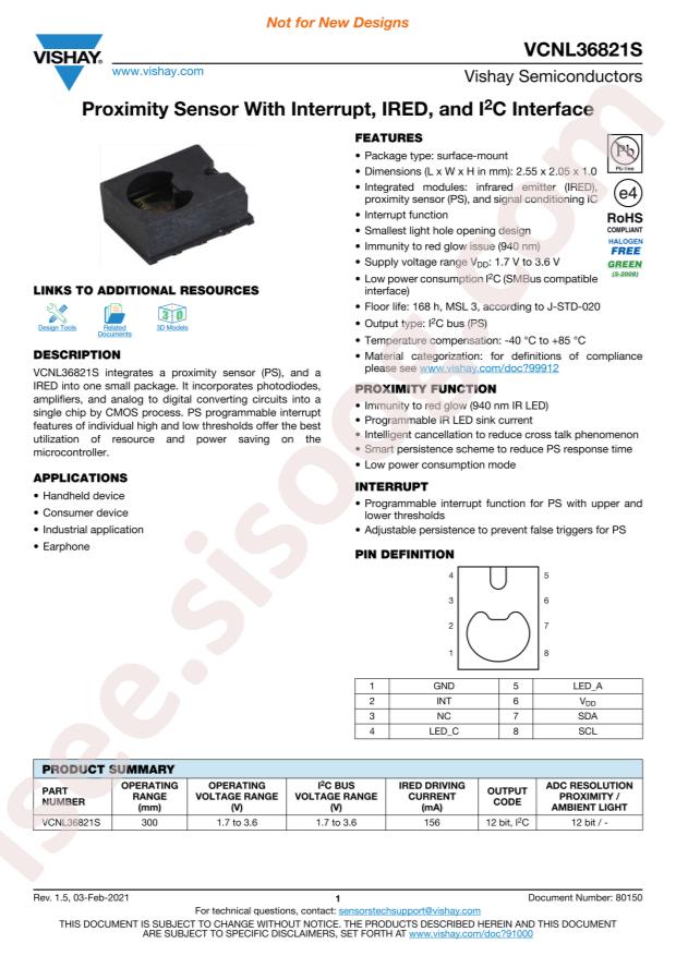 VCNL36821S