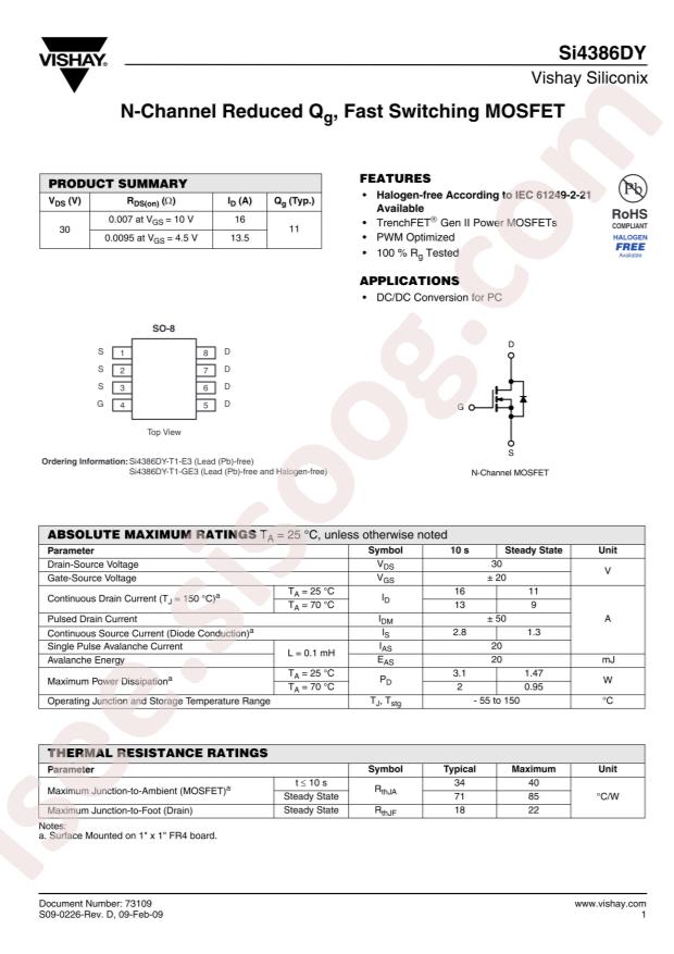 SI4386DY-T1-E3