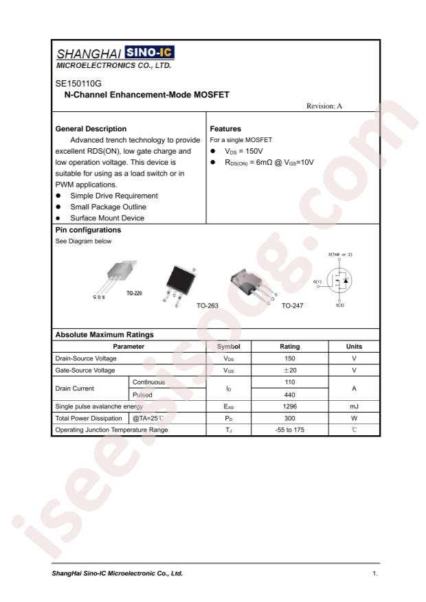 SE150110G
