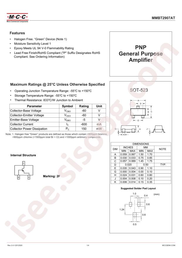 MMBT2907AT-TP