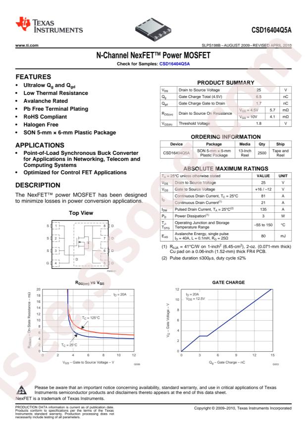 CSD16404Q5A