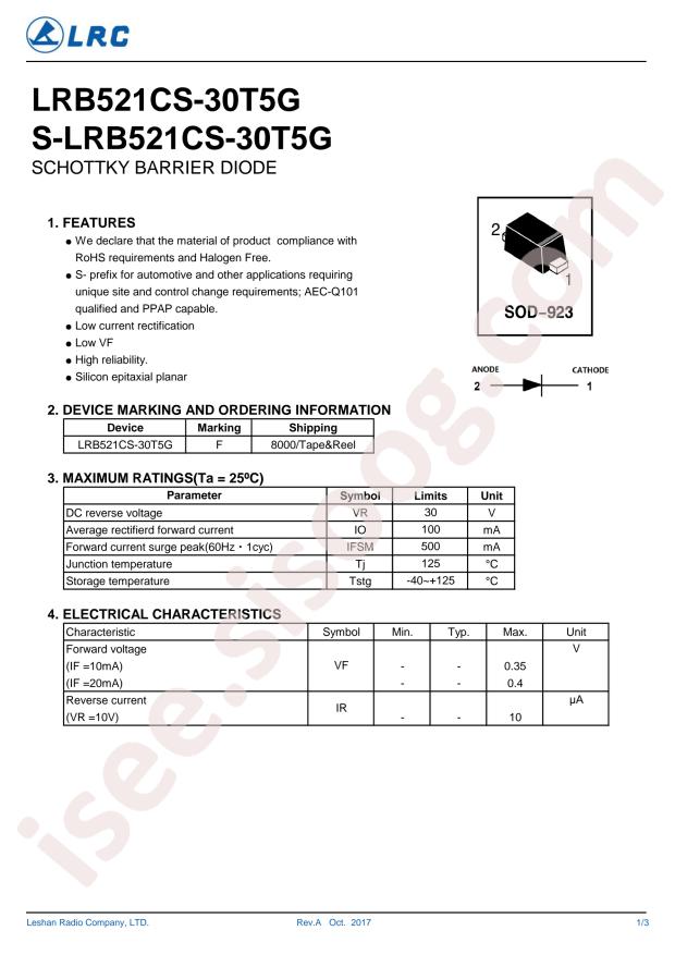 LRB521CS-30T5G