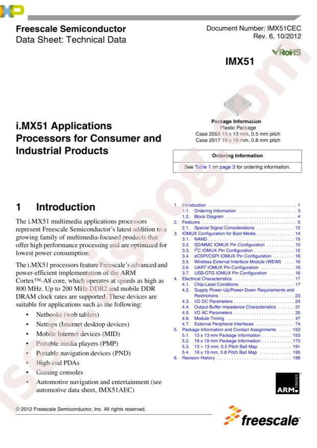 MCIMX515CJM6CR2