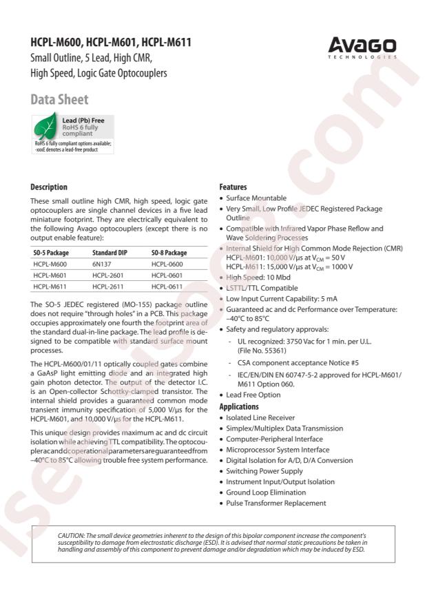 HCPL-M601-500E