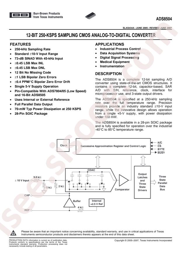ADS8504IBDWR