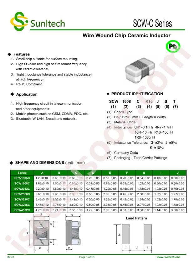 SCW2012C10NJST