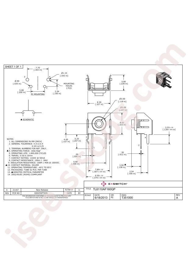 TL6110AF160QP