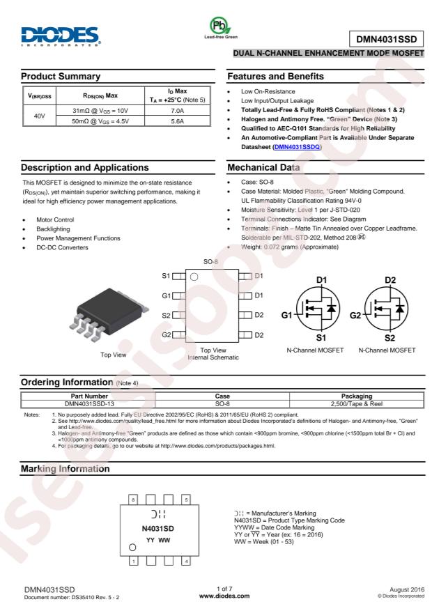 DMN4031SSD-13