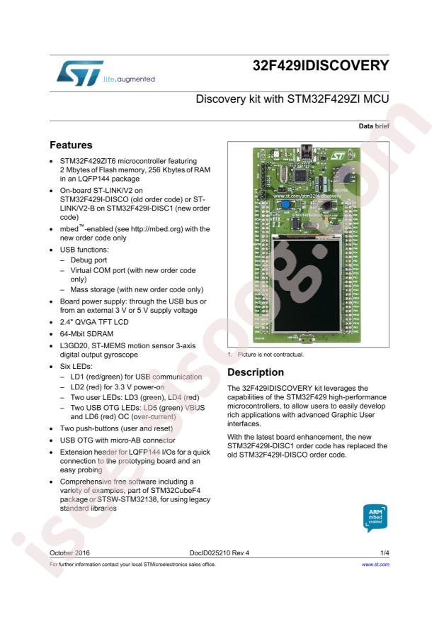 STM32F429I-DISC1
