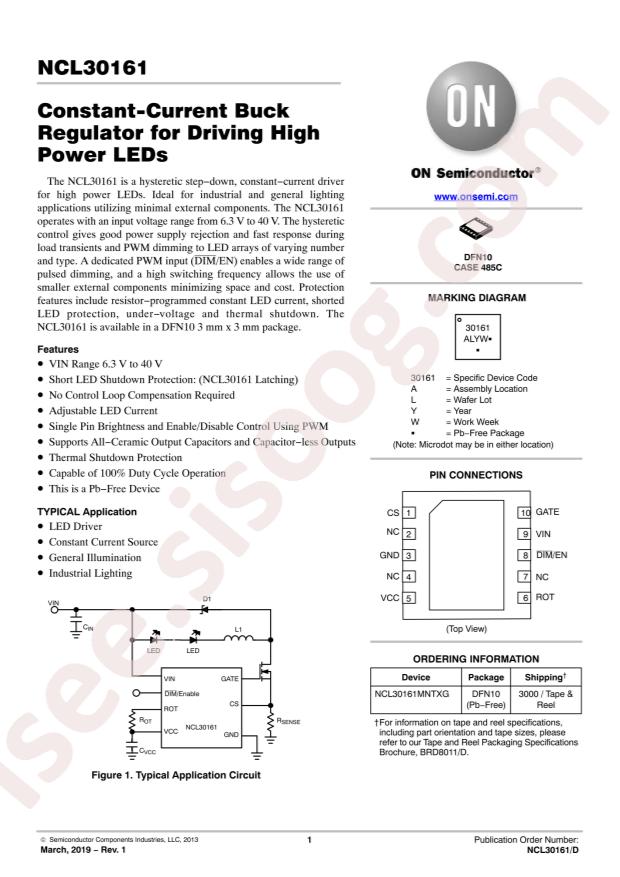 NCL30161MNTXG