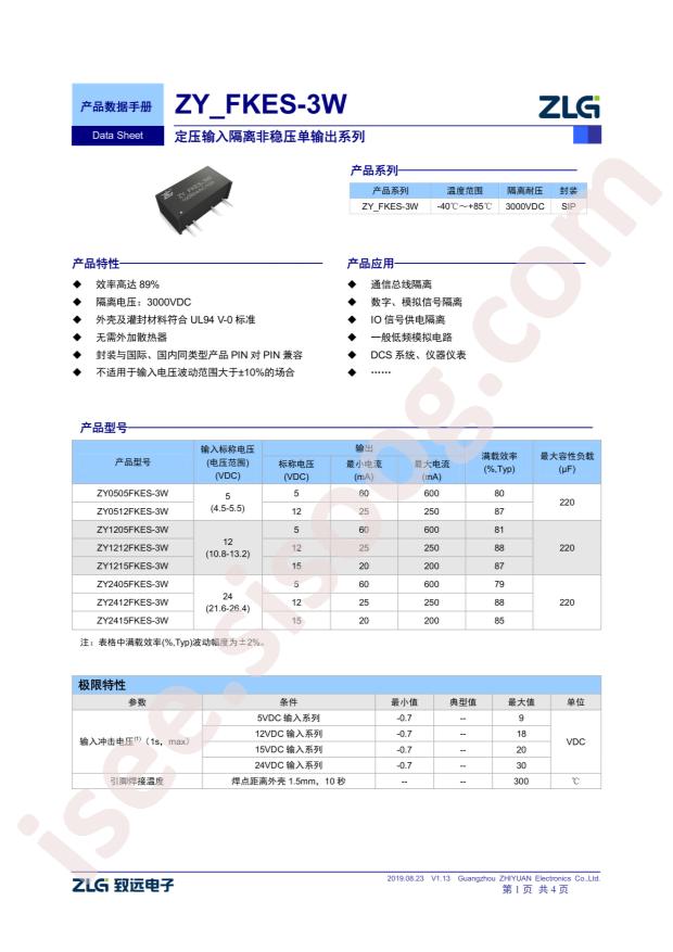 ZY1205FKES-3W