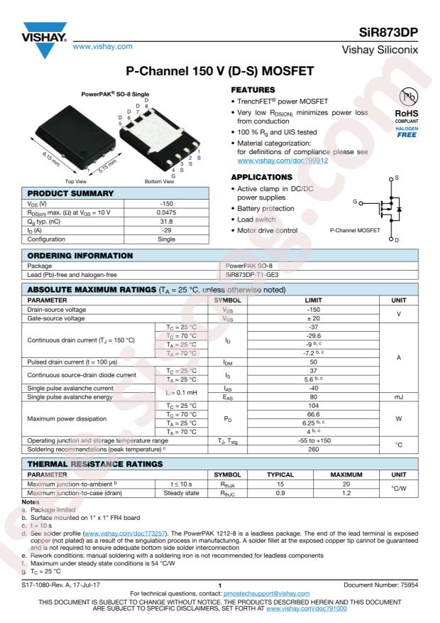 SIR873DP-T1-GE3