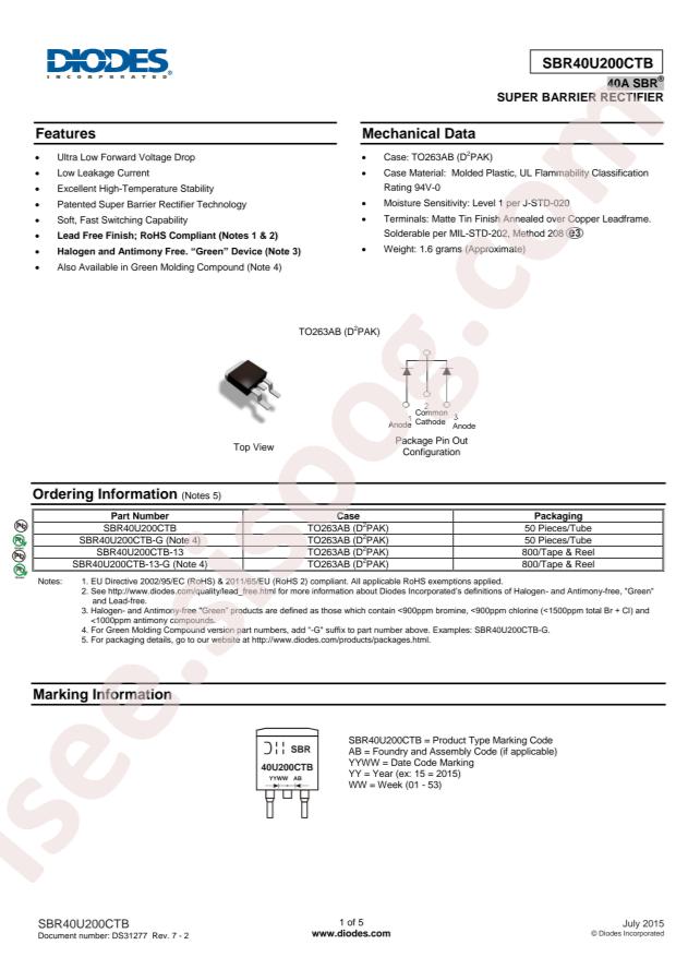 SBR40U200CTB-13