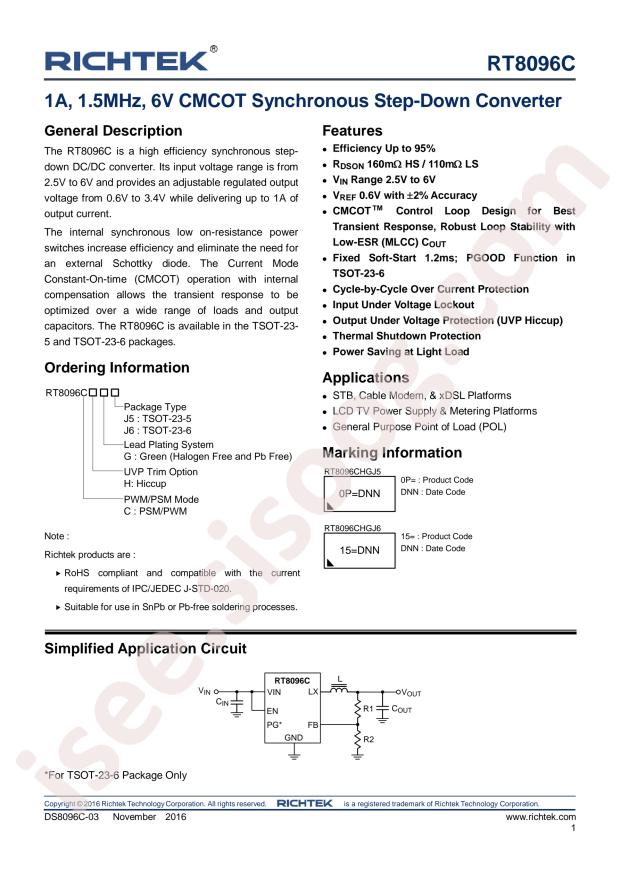 RT8096CHGJ5