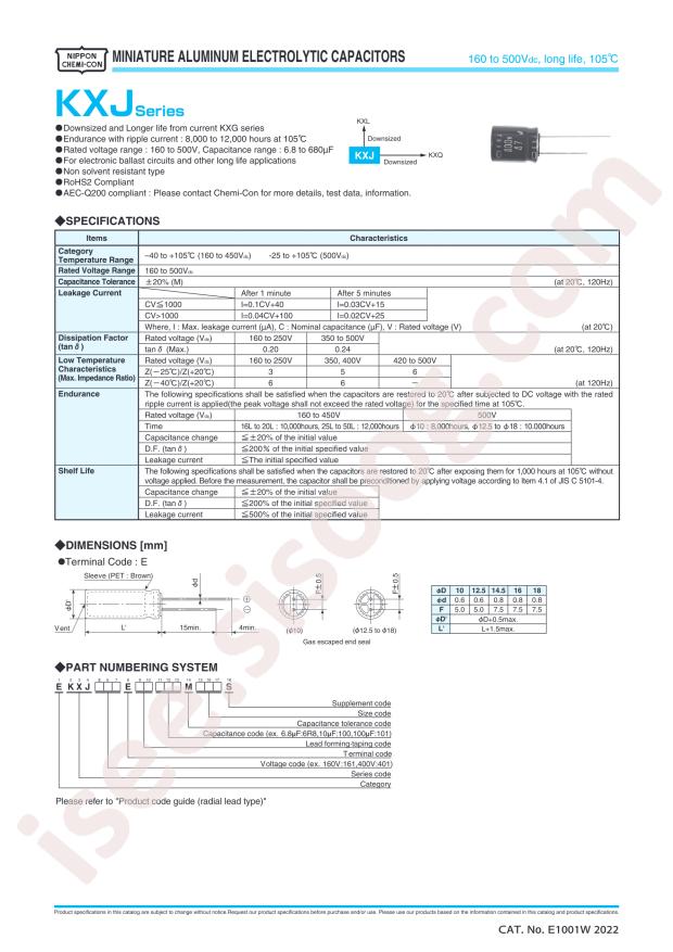 EKXJ401ELL680ML25S