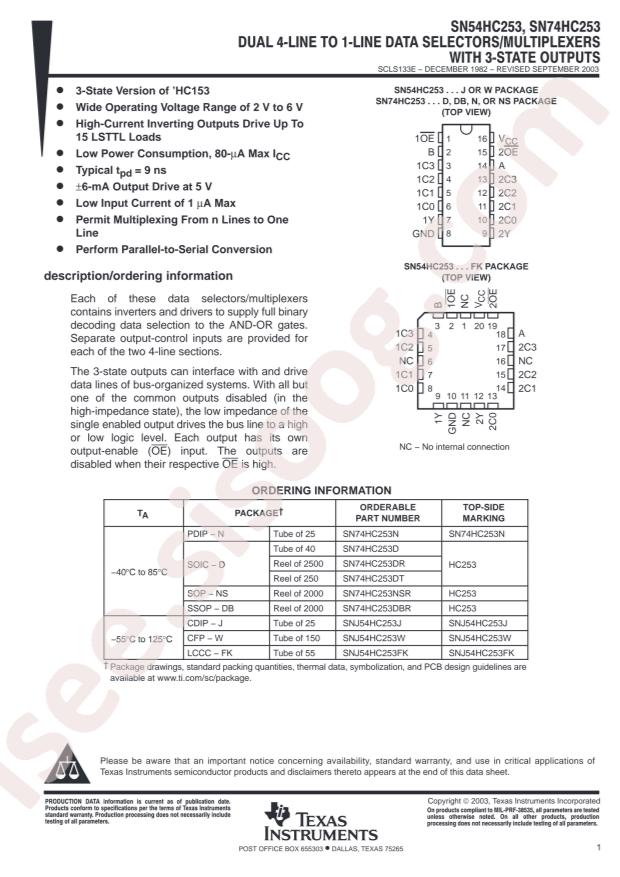 SN74HC253DR