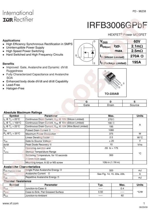 IRFB3006GPBF