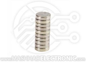 آهن ربای نئودمیوم فوق قوی 3mm X 10mm دایره ای