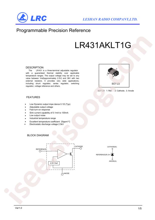 LR431AKLT1G
