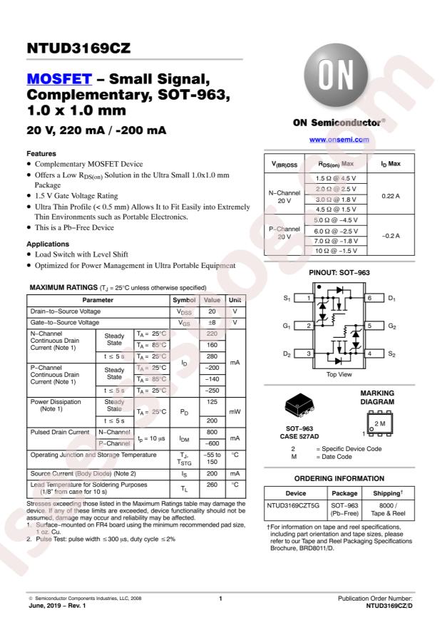NTUD3169CZT5G