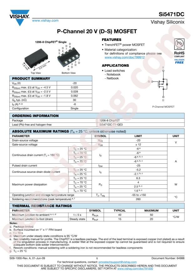 SI5471DC-T1-GE3