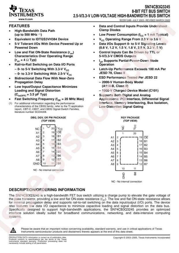 SN74CB3Q3245PWR