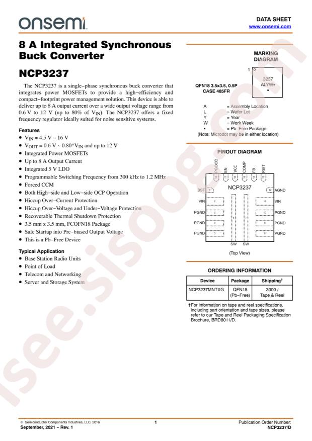 NCP3237MNTXG