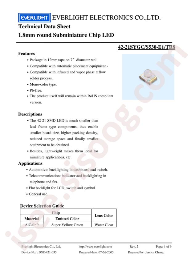 42-21SYGC/S530-E1/TR8