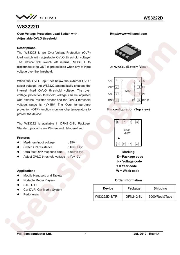 WS3222D-8/TR
